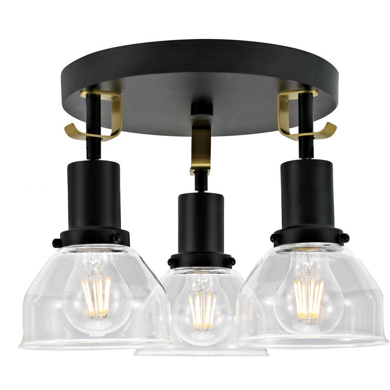 Ensemble de rail d'éclairage 3 lumières 13,42 po Maisie