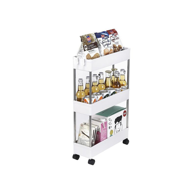 Ezhno 15cm W Stainless Steel Shelving Unit with Wheels