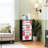 4 Drawer Dresser for Bedroom, Narrow Chest of Drawers, Wooden Top and Study Iron Frame 18"x37.5"-(WxH)
