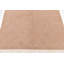 Tapis de la laine beige 5 pi x 6 pi 5 po "one-of-kind" à la main noué la Ollert