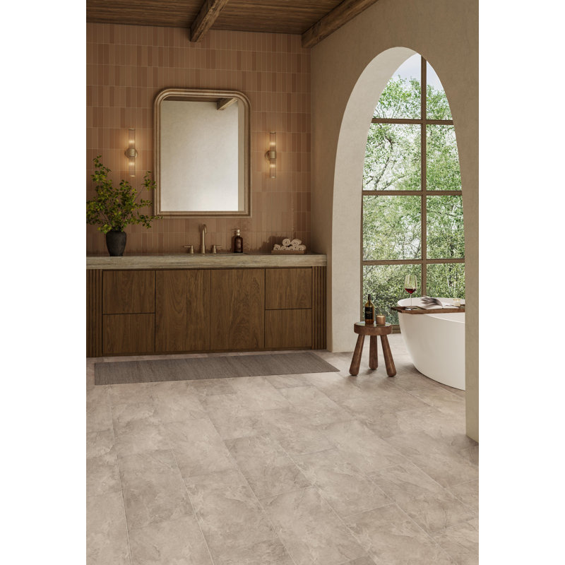 New Adura®Rigid with Microban® Lagos 12" x 24" x 5.5mm Spc Luxury Vinyl Tile in Resort w/ 20mil wearlayer, Cove