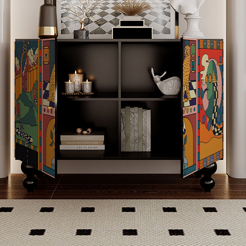 Characteristic Abstract Accent Cabinet