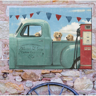 Décoration murale d'extérieur Eller Go For a Ride