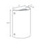 Mesa 1-Light Glass Wall Sconce-18525000