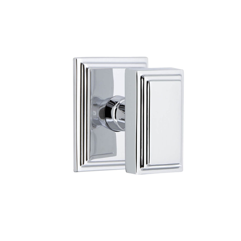 Grandeur Carré Square Rosette Double Dummy with Carré Knob