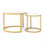 Ensemble de 2 tables basses gigognes en bois