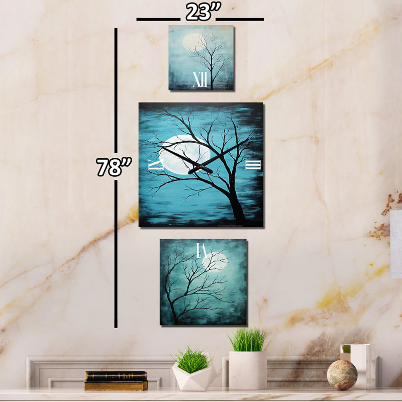Maisley Metal Wall Clock