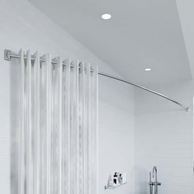 108cm Straight Shower Curtain Rod