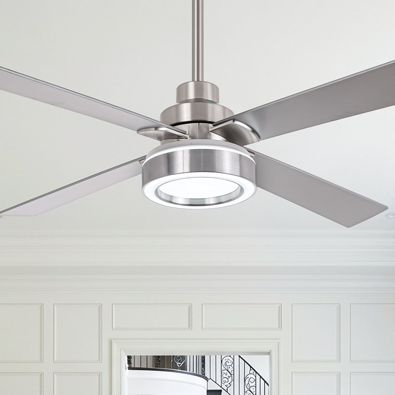 Vaczon 52" Smart Dimmable LED Ceiling Fan with 3CCT LED Lights, Double-Sided Wood Blades LED Ceiling Fan, 6 Speeds Reversible DC Motor, 6"/10" Downrods, Timer, APP and Remote Control 