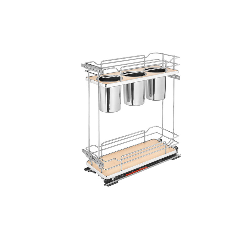 2 Tier Utility Organizer Pull Out Pantry