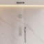Système de pomme de douche thermostatique double, robinet de pluie à DEL 12 po avec pomme de douche à fixation au plafond et douchette de 6 po-89831849
