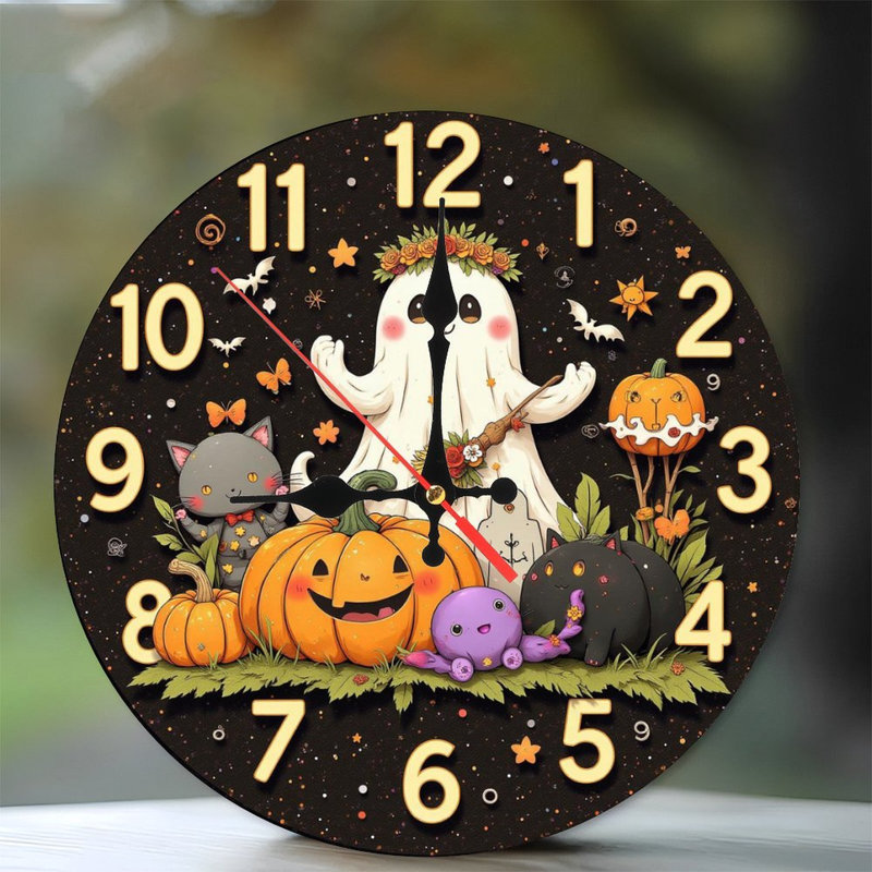 Heureux avec l'horloge