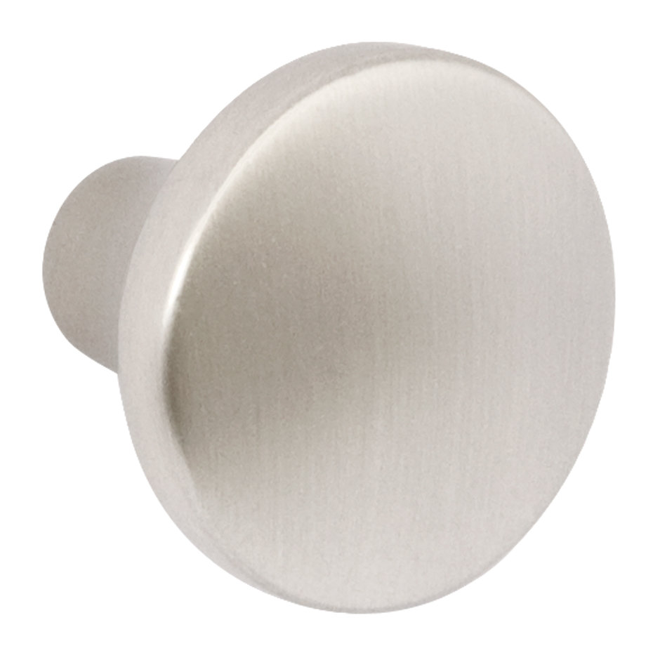 Lancaster 1.13" Round Cabinet Knob, Satin Nickel
