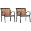 Ailsa Stacking Patio Dining Armchair with Cushion-1272963665