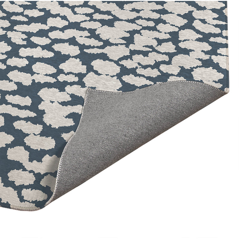 Tapis de bureau léger Animal Splat, L 3 pi x L 2 pi, Blue