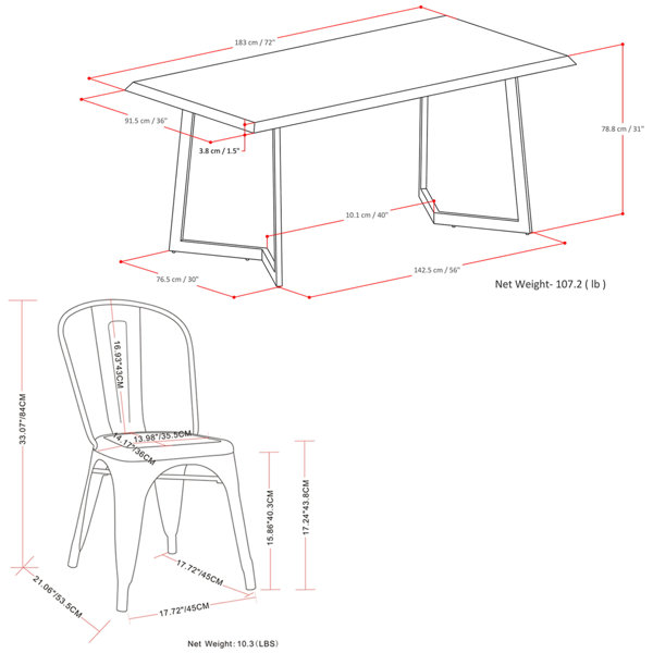 Dimensions du produit