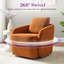 Fauteuil pivotant rembourré 28,7 po-814456675