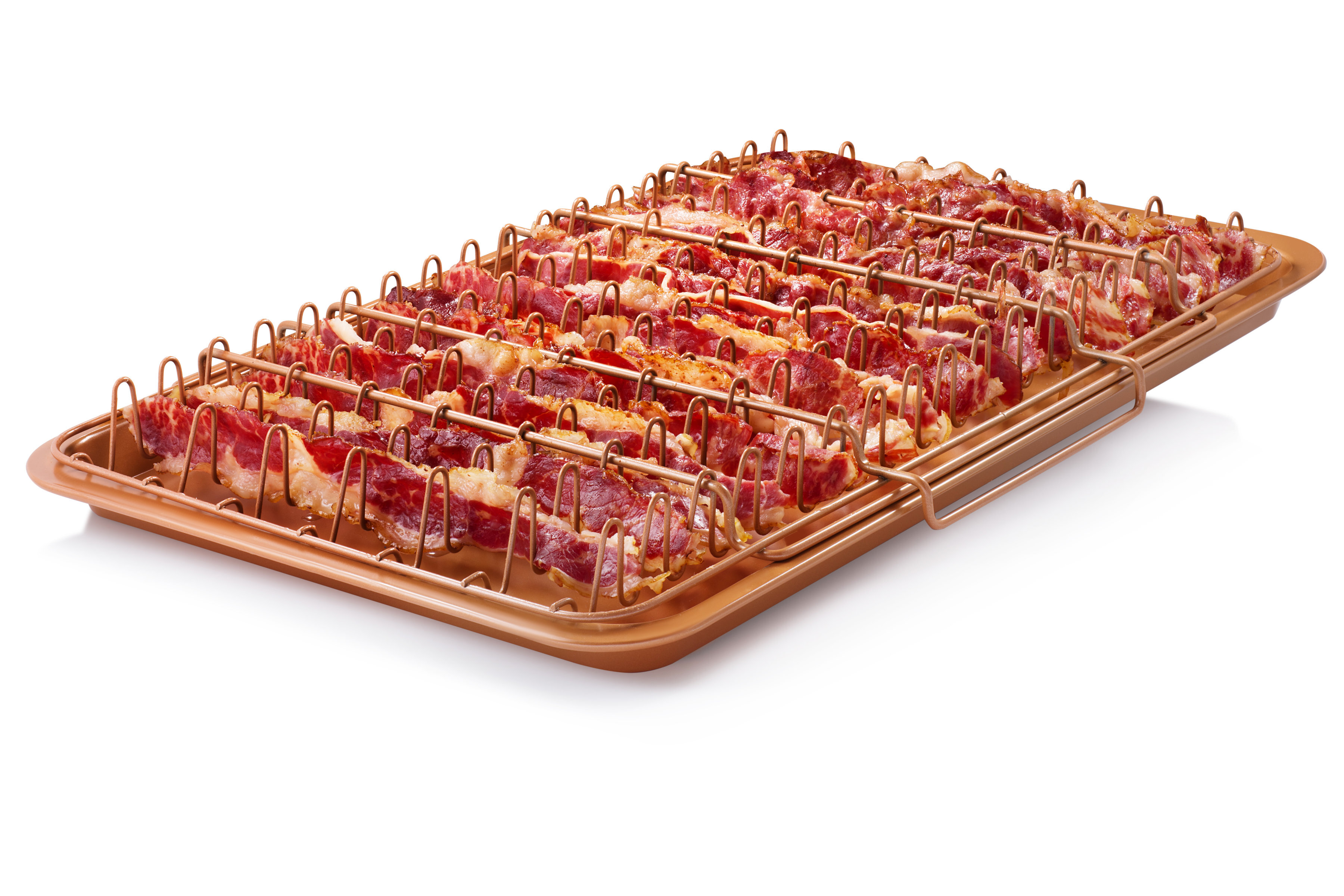Bacon Bonanza by Gotham Steel Oven Healthier Bacon Drip Rack Tray with Pan