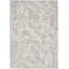 Tapis beige en polyester tissé à la machine-87055231