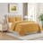 Square 3-Piece Solid Pinsonic Textured Quilt Set-97535291-97535292