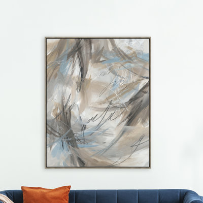 «Energético II» par Richard Ryder, peinture sur toile à cadre flottant