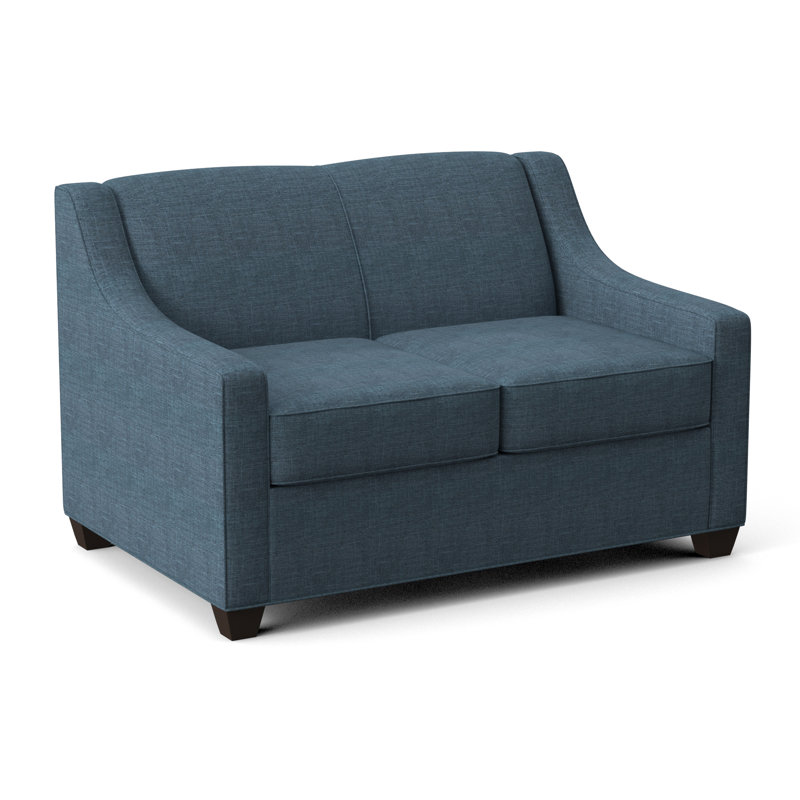 Phillips 52" Square Arm Sofa Bed with Reversible Cushions, Archetype Anchor, Cafelle