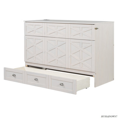 Murphy Bed With Large Drawers