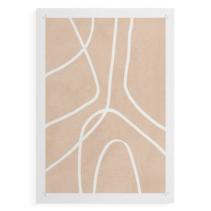 «Clean Contour III», impression sur toile seulement - non encadrée, H 27 po x l 18 po
