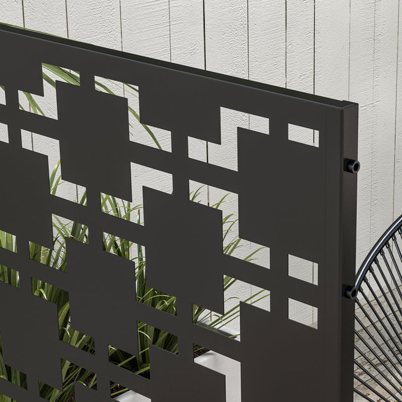 Sexton 198cm H x 122cm W Steel Fence Panels
