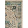 Annette Oriental Beige/Turquoise Area Rug