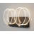 Sharlin Iron LED Flush Mounted Sconce