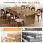 Ensemble de table de salle à manger moderne en bois massif avec chaises rembourrées-1538999242