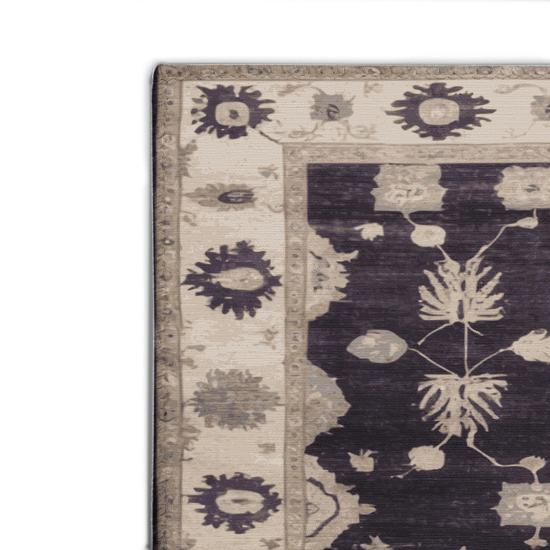 Tapis mauve intérieur et extérieur surteint, Rectangle 4pi x 6 pi
