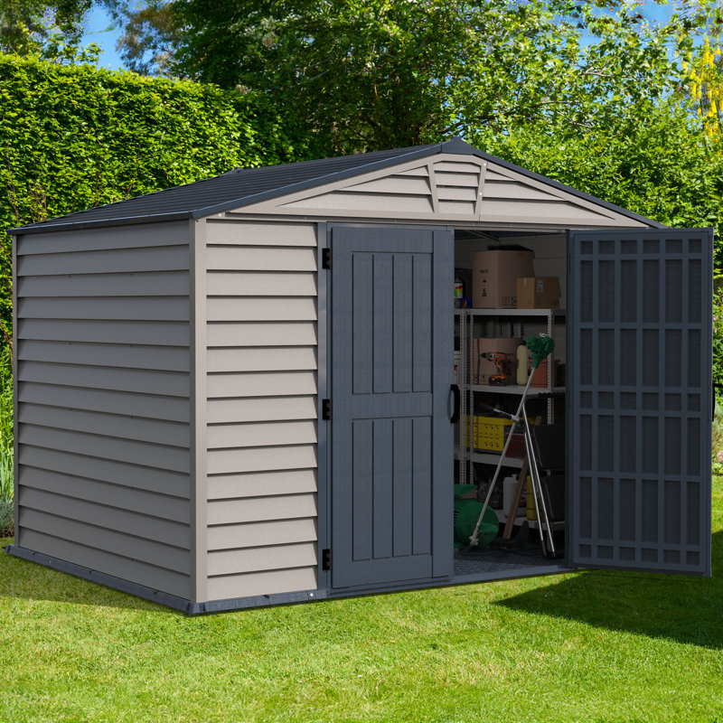 Storemax Plus 10 ft. W x 8 ft. D Vinyl Storage Shed