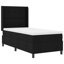 Lit sommier tapissier avec matelas Vidaxl noir 39,4 "x 78,7"-1812180716-1812180717