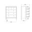 Besiana 82.1cm W 5 - Drawer Chest of Drawers-587097597