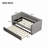 Twin Size Daybed with Trundle, Upholstered Daybed with Padded Back