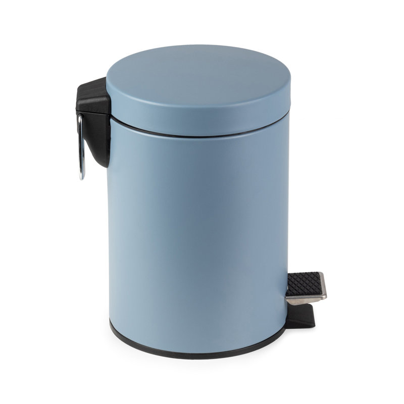 Quiles Metal Open Waste Bin - 3L, Blue