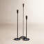 3 Piece Iron Tabletop Candlestick Set