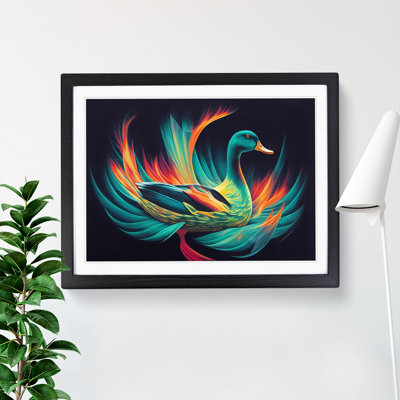 Flourishing Duck - Single Picture Frame Print