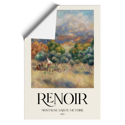 Mount Of Sainte Victoire by Pierre-Auguste Renoir - No Frame Print