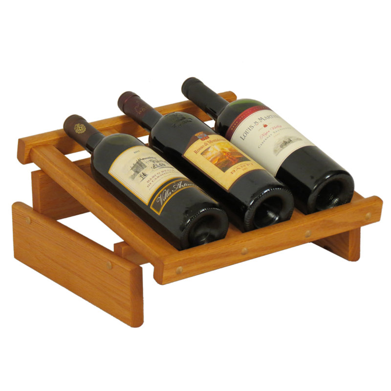 Support à vin de table Geis, Brut, H 6,5 po x l 14 po x P 12,875 po