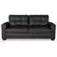 Canapé Barl, similicuir riche capitonné doux de style moderne 85 pouces-110740830