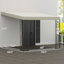 Pergola extérieure 3 m x 3 m, auvent de terrasse en métal avec trous de drainage