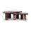Zion Coffee Table Set - Merlot Marble