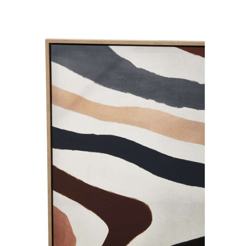 Set Of Two Multi Coloured Wall Art