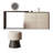 Makeup Vanity with Light mirror,6 drawers,1 chair