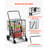 41.1'' H x 24.5'' W Utility Cart with Wheels