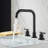 2-handle Bathroom Faucet with Drain Assembly