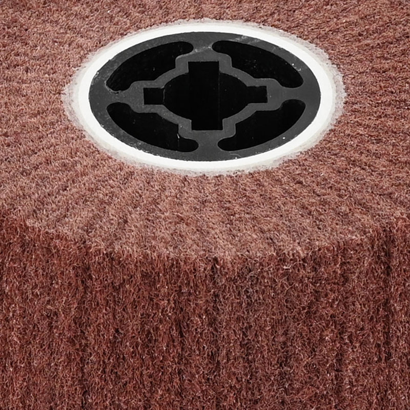 Sanding Roller Set Of 3 Brown Synthetic Fibres And Fabric, Light Brown